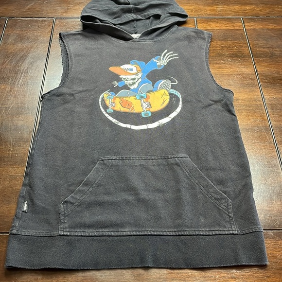 Tony Hawk Sleeveless Hoodie Youth Size Extra Large - Picture 2 of 10